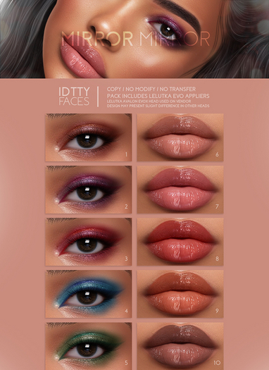 IDTTY FACES - LELUTKA MIRROR MIRROR COLLECTION