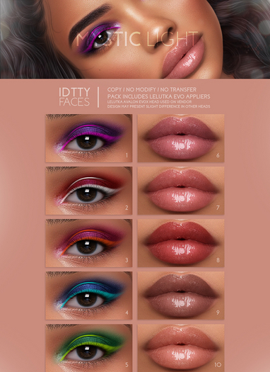 IDTTY FACES - LELUTKA MYSTIC LIGHT COLLECTION