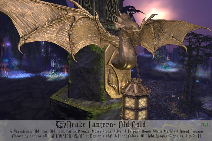  Drake Lantern Set- Old Gold