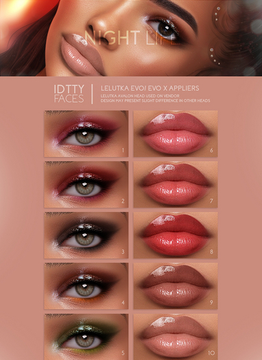 IDTTY FACES - LELUTKA NIGHT LIFE COLLECTION