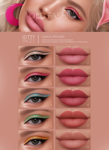 IDTTY FACES - GENUS OLD FASHION COLLECTION