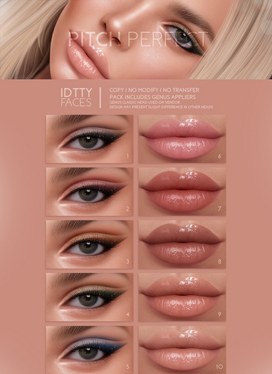 IDTTY FACES - GENUS PITCH PERFECT COLLECTION