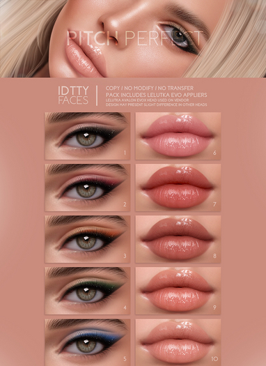 IDTTY FACES - LELUTKA PITCH PERFECT COLLECTION