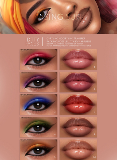 IDTTY FACES - LELUTKA RISING SUN COLLECTION
