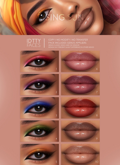IDTTY FACES - GENUS RISING SUN COLLECTION