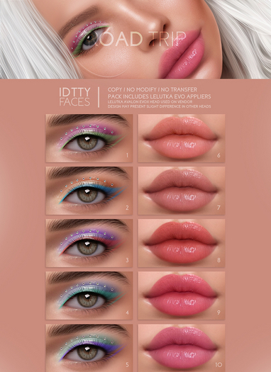 IDTTY FACES - LELUTKA ROAD TRIP COLLECTION