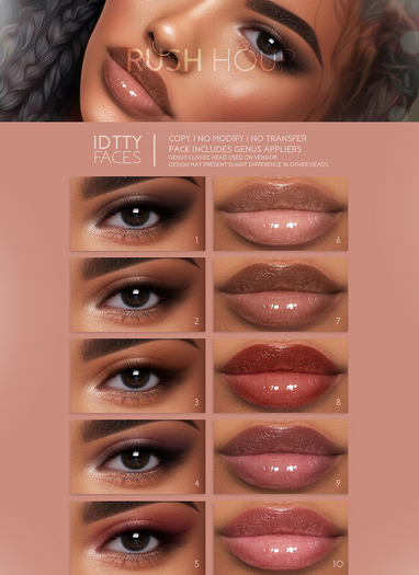 IDTTY FACES - GENUS RUSH HOUR COLLECTION