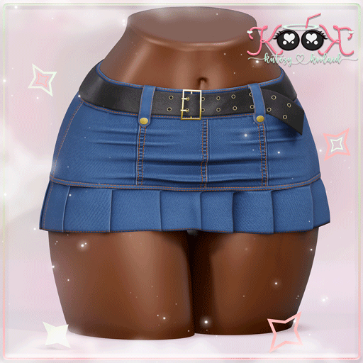 Kutesy Koolaid - Imani Skirt (Sea)