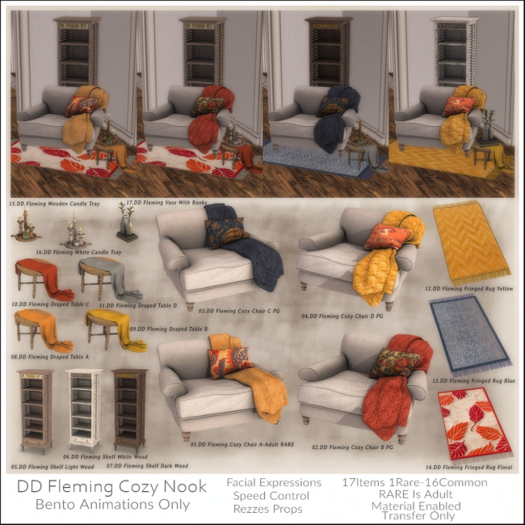 16.DD Fleming White Candle Tray Boxed