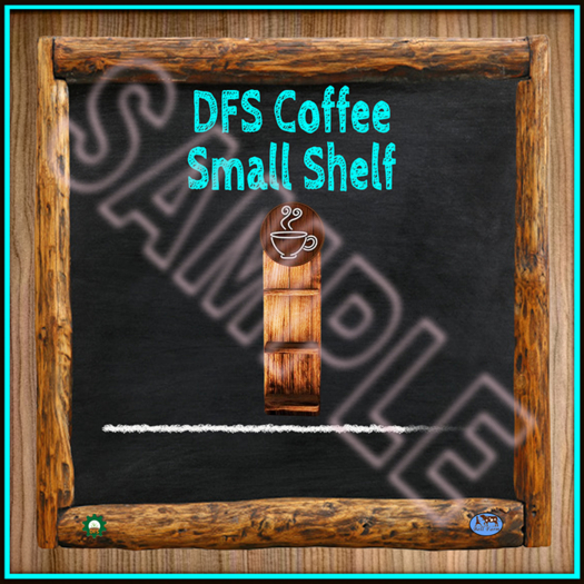 TEXTURE - DFS Coffee Small Shelf (Full Perm)