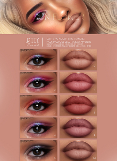 IDTTY FACES - LELUTKA SUN FLOWER COLLECTION