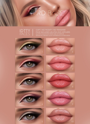 IDTTY FACES - LELUTKA THIRD BASE COLLECTION