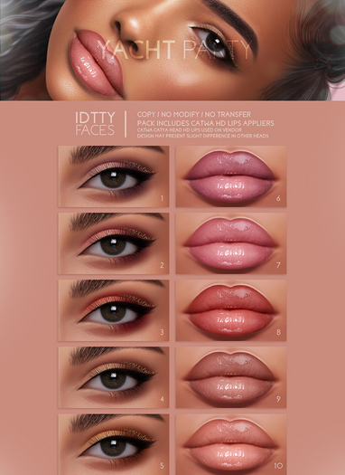 IDTTY FACES - CATWA YACHT PARTY COLLECTION