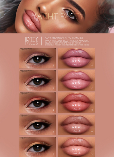 IDTTY FACES - LELUTKA YACHT PARTY COLLECTION