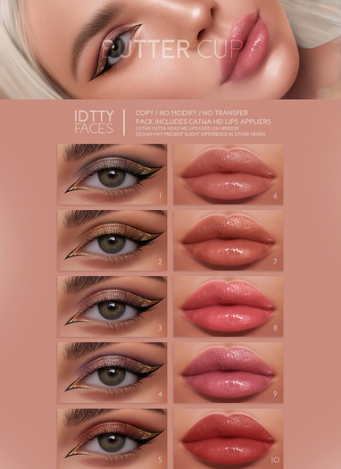 IDTTY FACES - CATWA BUTTER CUP COLLECTION