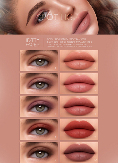 IDTTY FACES - LELUTKA SPOT LIGHT COLLECTION