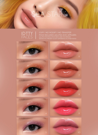 IDTTY FACES - LELUTKA SEA STARS COLLECTION