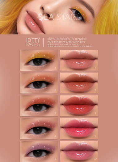 IDTTY FACES - GENUS SEA STARS COLLECTION