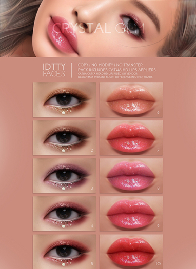 IDTTY FACES - CATWA CRYSTAL GEM COLLECTION