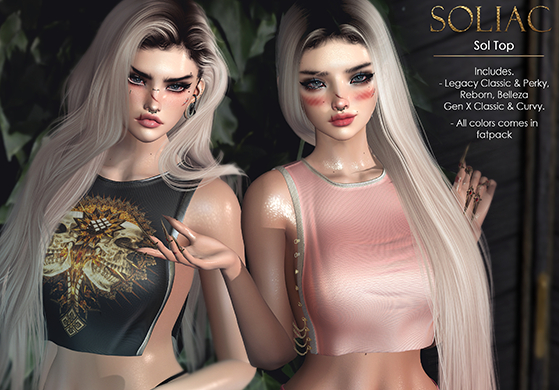 SOLIAC - Top Sol - Light Blue