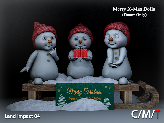 "Killer's" Merry X-Mas Dolls (Decor Only)