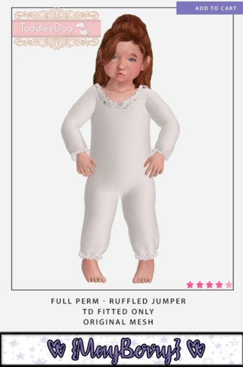 {MB} Full Perm Ruffled Jumper