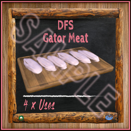 Second Life Marketplace - TEXTURE - DFS Gator Meat (Full Perm)