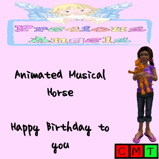 Musical horse Happy Birthday to you