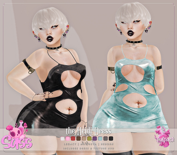 Sass [Heidi Dress] fatpack ♥ Legacy ♥ Maitreya ♥ Reborn