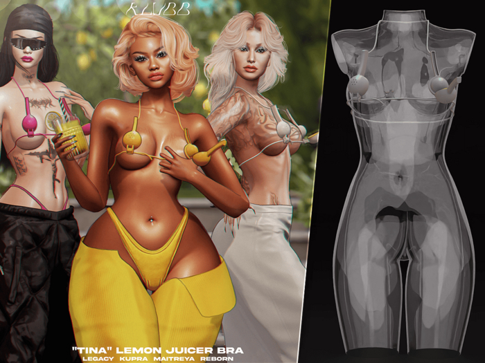 #Klubb "Tina" Lemon Juicer Bra [Razor Blade]
