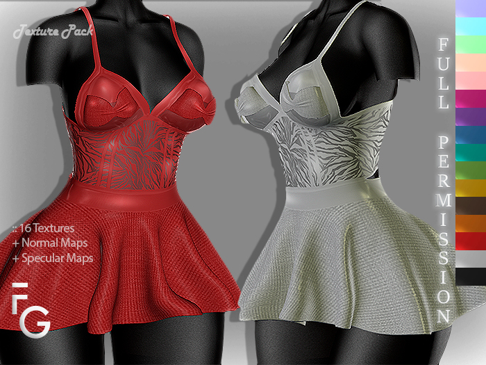 .Fragile. 16 Full Perm Textures for SHINE DRESS CORE