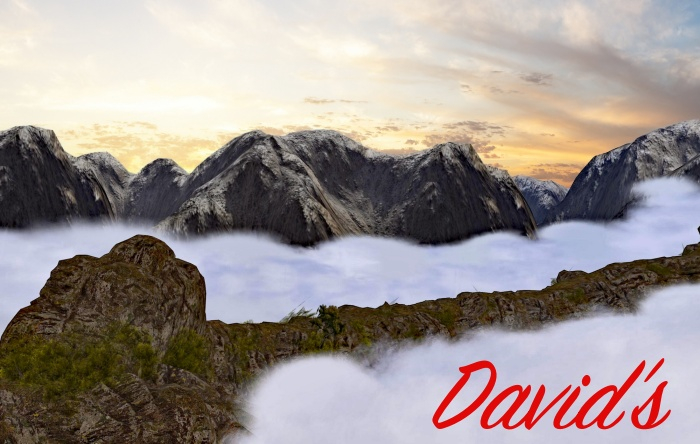 Above the clouds