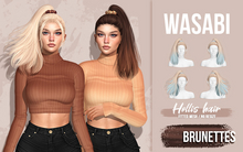 Wasabi // Hollis Hair - Brunettes