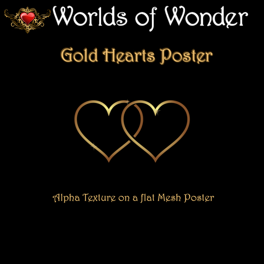 WoW Gold Hearts Poster