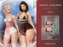 [[ Masoom ]] Night Stalker Top+Bra FATPACK - Ebody Reborn, Kupra, Legacy, Legacy Perky, Lara, Lara Petite