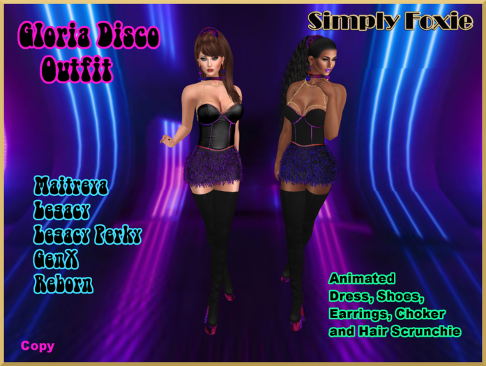 GLORIA  DISCO  Dress Outfit (Boxed)