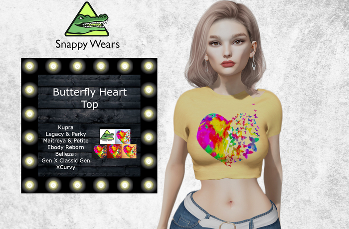 Snappy // Butterfly Heart Top Pack