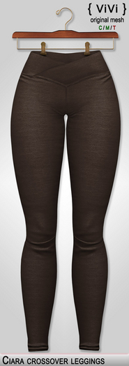 { ViVi } Ciara - Crossover Leggings - Mocha