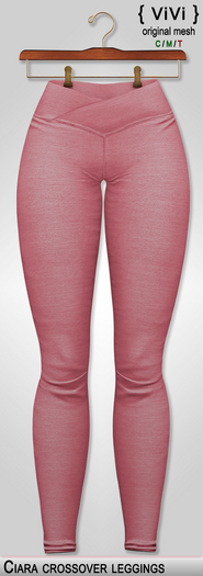 { ViVi } Ciara - Crossover Leggings - Rose