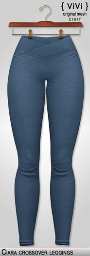 { ViVi } Ciara - Crossover Leggings - Slate