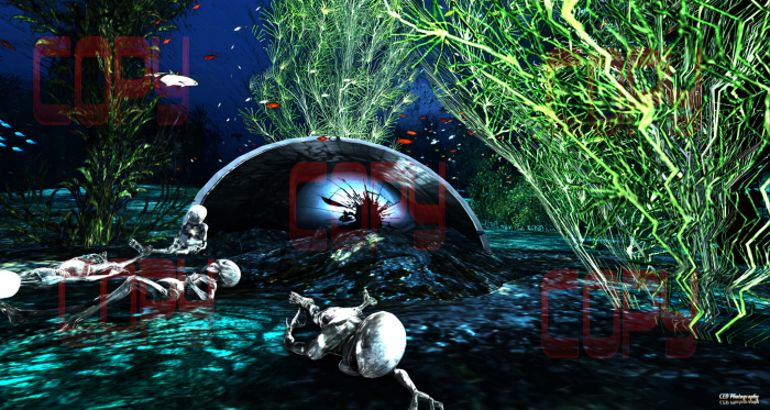 Alien Ship Crash 2.5x1.5