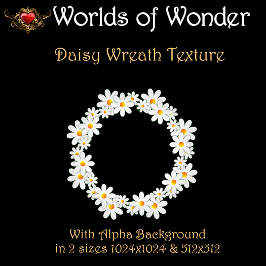 WoW Daisy Wreath Textures