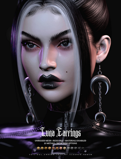 -SU!- Luna Earrings