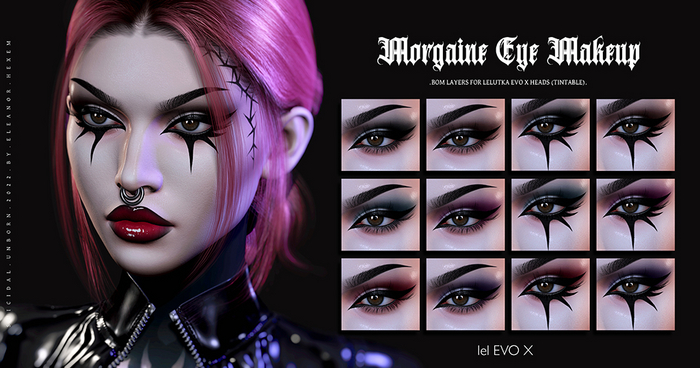 -SU!- Morgaine Eye Makeup -Lelutka Evo X-