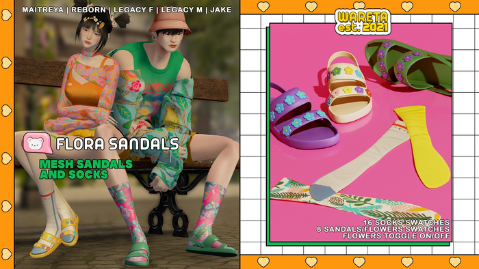 .WARETA. Flora Sandals - Legacy F