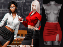 #Klubb "Charlotte" Skirt [Cherry]