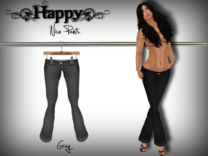 {Happy} Nice Pants! (Gray)