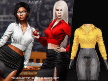 #Klubb "Charlotte" Shirt [Dandelion]