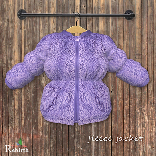 :KOYUKI: Rebirth - Fleece Jacket - Light Purple