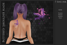 7SI Shoulder butterfly watercolor
